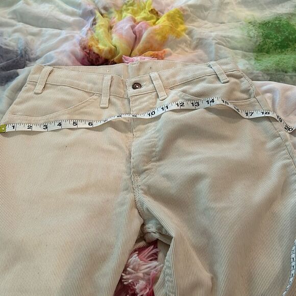 Levi's Corduroy Men's Pants, Excellent Like new condition, off white 32 x 34 - Picture 7 of 12